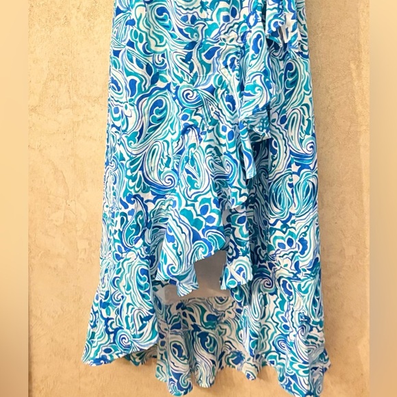 VENUS Multicolor High Low Ruffle Hem Maxi  Dress* - Picture 5 of 12